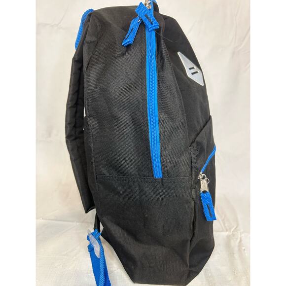 Black Blue Backpack GUC 12x18x5" - Picture 2 of 5
